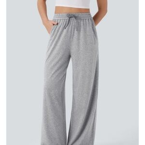 HALARA Gray Wide-Leg Pants